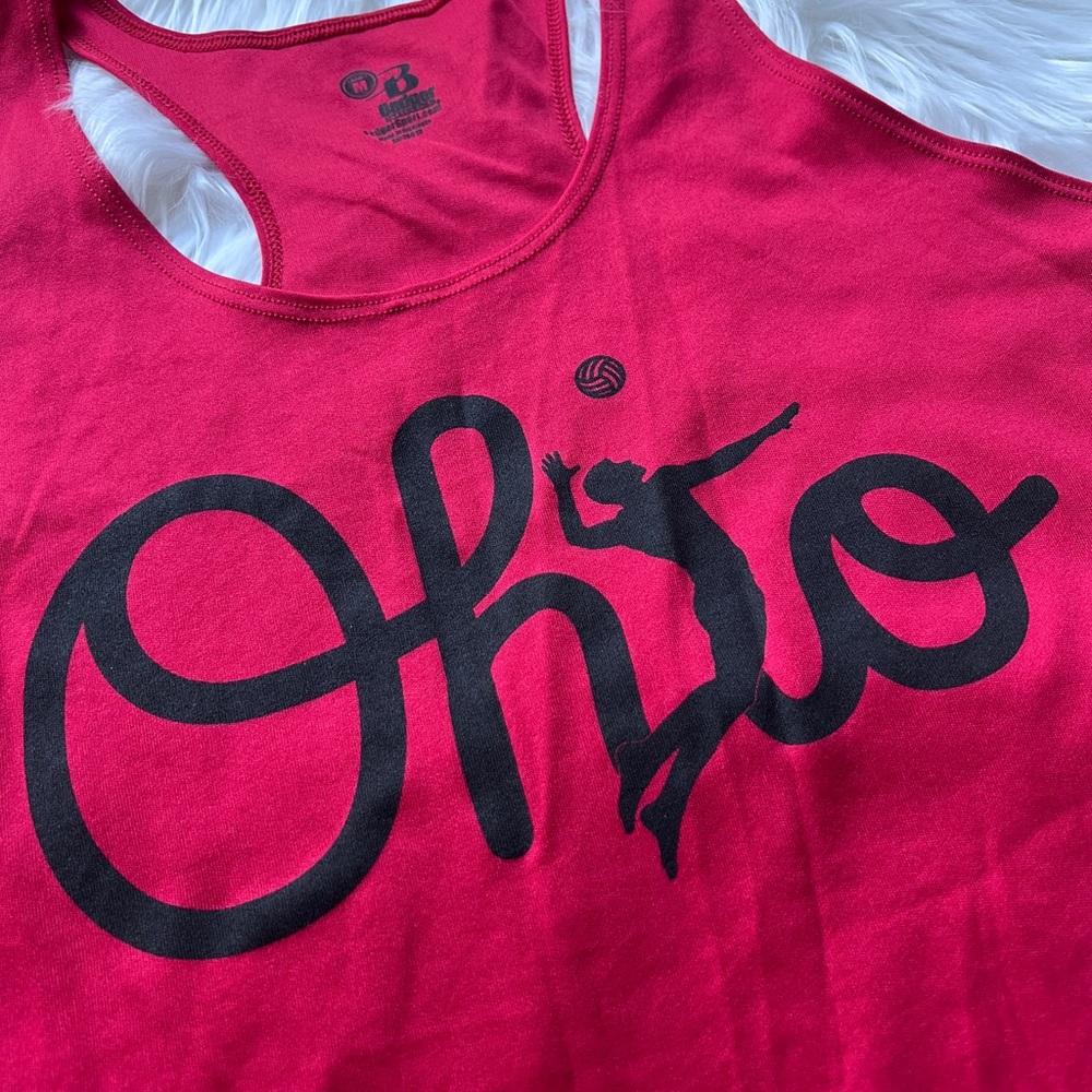 🏐HP🏐OHIO Script Volleyball Racer-back Workout Tank - Picture 2 of 8